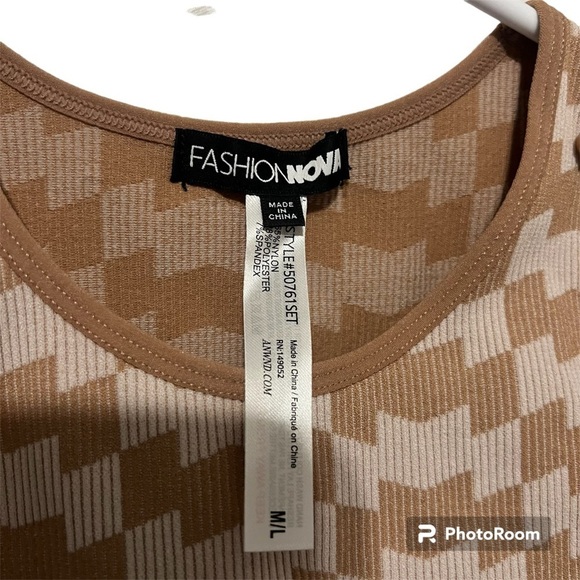 COPY - Fashion Nova Women Biker Short Set - Picture 14 of 15